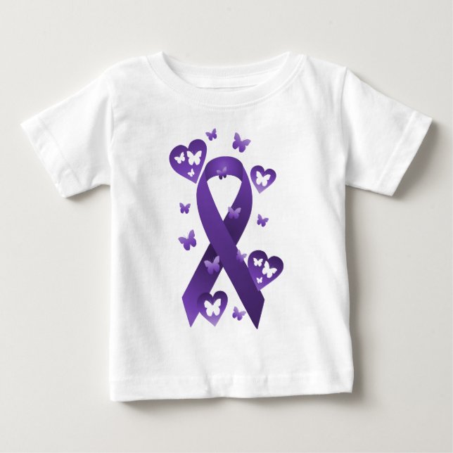 Lila Bewusstsein Baby T-shirt (Vorderseite)