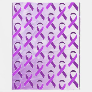 Lila Bewusstsein Band Comforting Fleece Blanket