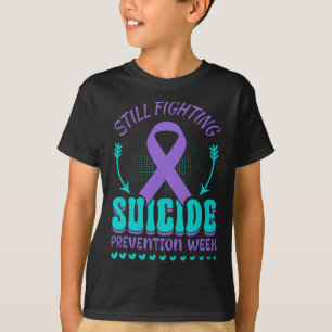 Lila Bewusstsein für die Suizidprävention T-Shirt