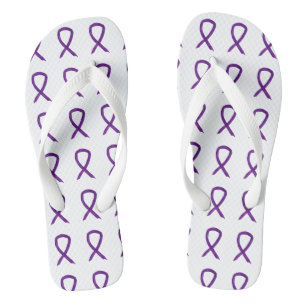 Lila Bewusstsein Multifunktionsleisten Kunst Flip Flops