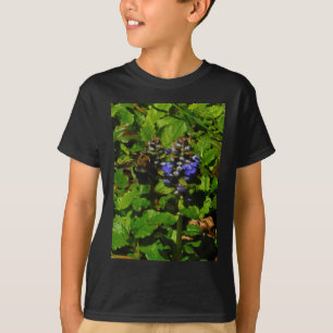 Lila Bienenvölker und Hummel T-Shirt
