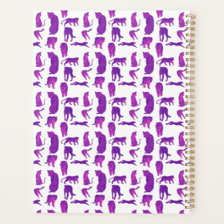 Lila Big Cats-Planer in Pink und Neon Planer
