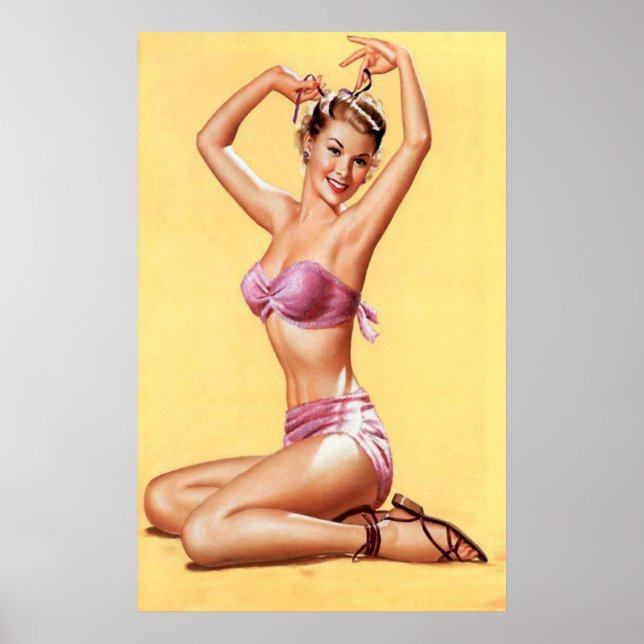 Lila Bikini Poster (Vorne)