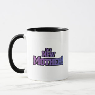 Lila bin ich eine neue Muttermutter-Hemden und Ges Tasse