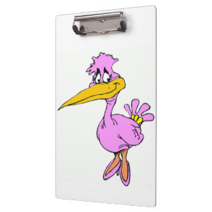 LILA BIRD KLEMMBRETT