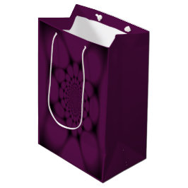 Lila Black Butterfly Petal Mittlere Geschenktüte
