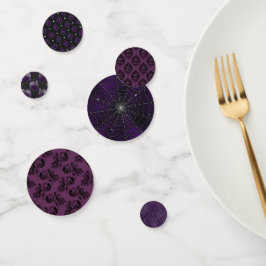 LILA BLACK SPOOKY HALLOWEEN PATTER KONFETTI