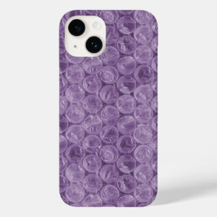 Lila Blasenverpackungsmuster Case-Mate iPhone 14 Hülle