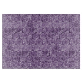 Lila Blasenverpackungsmuster Schneidebrett
