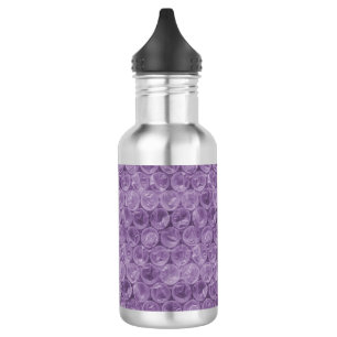 Lila Blasenverpackungsmuster Trinkflasche