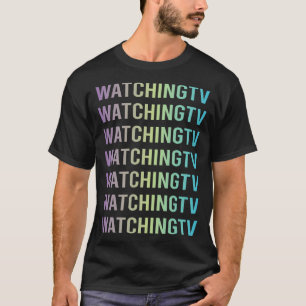 Lila Blau Fernsehen T-Shirt