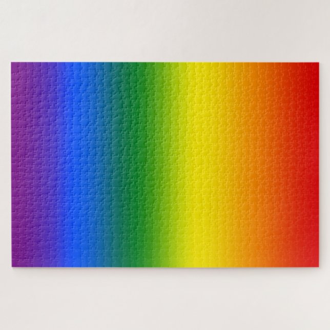 Lila-blau-grün-gelb-orangefarbener Regenbogen Ombr (Horizontal)