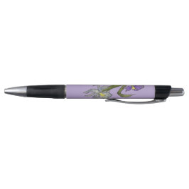 Lila & blau Iris Wasserfarbenhochzeit Kugelschreiber
