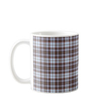 Lila-blau kariertes Tartan Retro-Farben