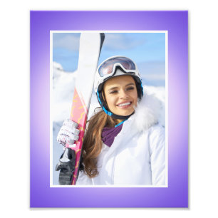 Lila Blau Rosa Aura Farbverlauf Rahmen Fotodruck