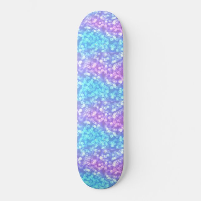 Lila & blau skateboard (Vorderseite)