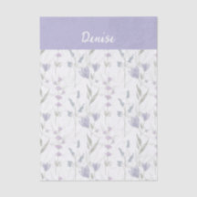 Lila Blaue Aquarell-Wildblume