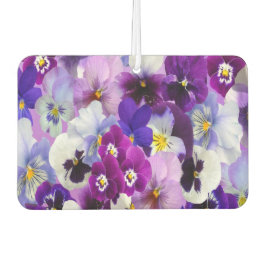 Lila-blaue Pansy-Blume Autolufterfrischer