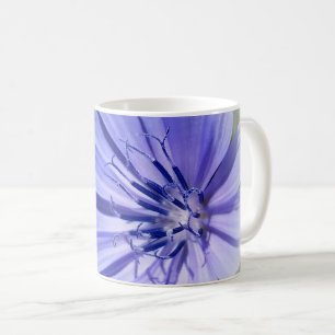 lila-blaue Zichorie Kaffeetasse
