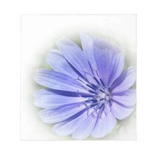 lila-blaue Zichorie Notizblock