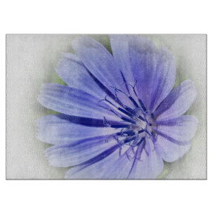 lila-blaue Zichorie Schneidebrett