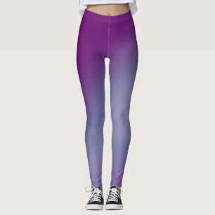 Lila blauer Mondlicht-Omereffekt Leggings