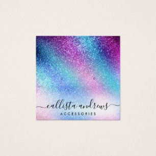 Lila blauer Nebelgalaxie-Glitzer