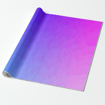 Lila blaues rosa ombre Flammen-Verpackungspapier