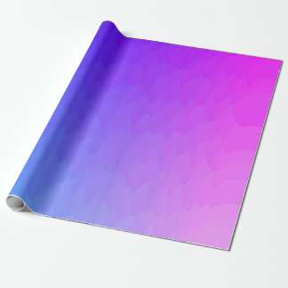 Lila blaues rosa ombre Flammen-Verpackungspapier Geschenkpapier