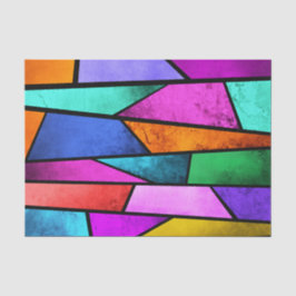 Lila blaues Tissue-Papier aus beschichtetem Glas Seidenpapier