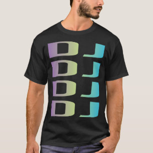 Lila Blue Djing DJ Disk Jockey Deejay T-Shirt