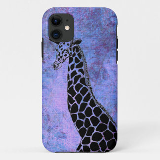 Lila/Blue Giraffe II - Fall iPhone 5/5S Case-Mate iPhone Hülle