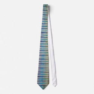 Lila Blue Green Gefärbte Krawatte Necktie