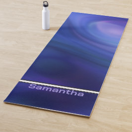 Lila Blue Ombre Gradient Yoga Mat Yogamatte
