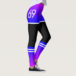 Lila Blue Shorts & Socken - Nummer 69 - Sport Leggings