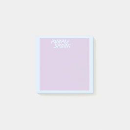 Lila Blue Small Business Post-it Klebezettel