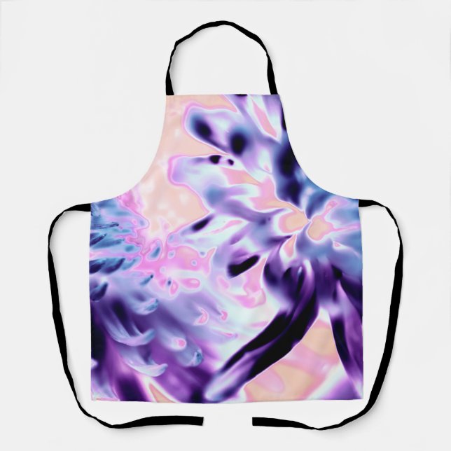 Lila blühende Blume - All-over-Print-Schürze Schürze (Vorderseite)