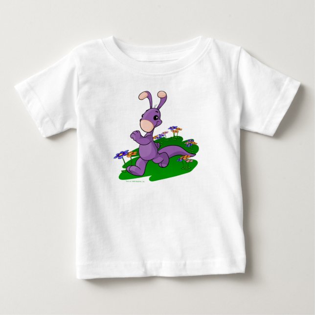 Lila Blumaroo-Marsch durch Roosinsel Baby T-shirt (Vorderseite)
