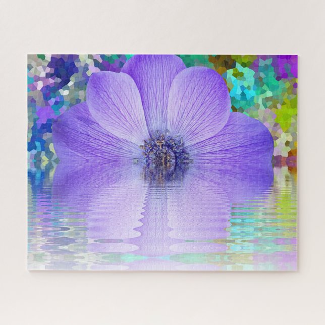 Lila Blume (Horizontal)