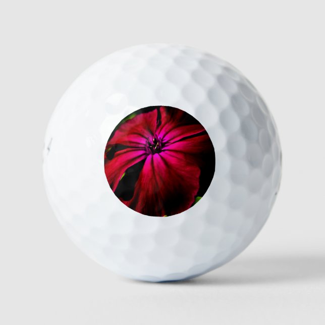 Lila Blume 6 gbm Golfball (Vorderseite)