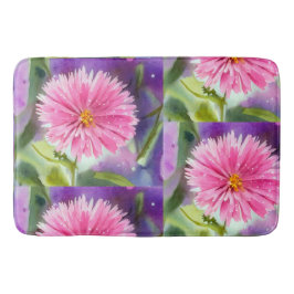 Lila Blume Badematte