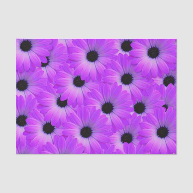 Lila Blume Blumen niedlicher Sommer Seidenpapier (Vorderseite)