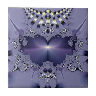 Lila Blume Fliese