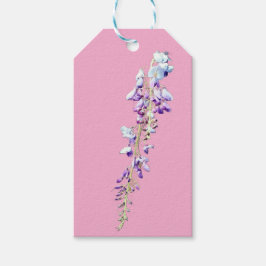 Lila Blume Geschenkanhänger