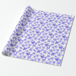 Lila Blume Geschenkpapier