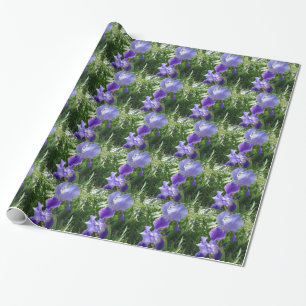 Lila Blume Geschenkpapier