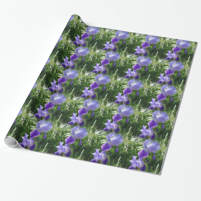 Lila Blume Geschenkpapier (Ungerollt)