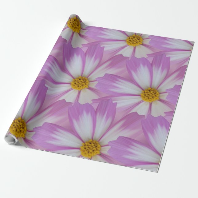 Lila Blume Geschenkpapier (Ungerollt)