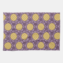 Lila Blume Geschirrtuch