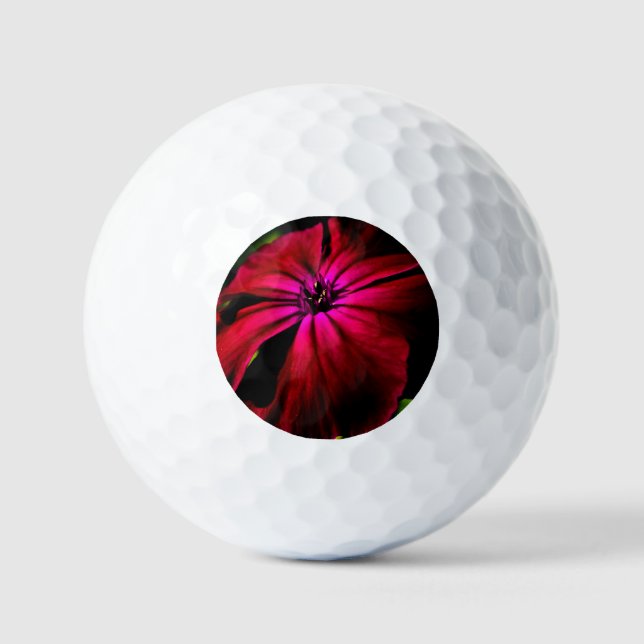Lila Blume Golfball (Vorderseite)